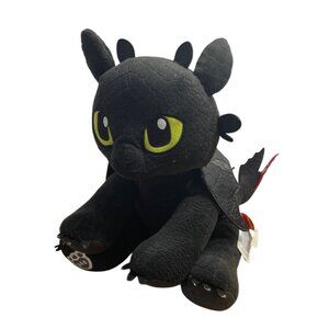 Build-A-Bear How to Train Your Dragon Toothless Plush Red Tail Limited Edition